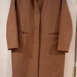 Everlane Women's Brown Cocoon Coat